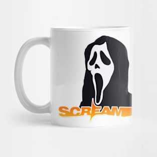 scream VI  (Scream 6)  scary horror movie graphic design by ironpalette Mug